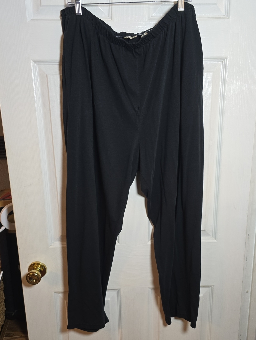 Bobbie Brooks Size 22 24 Woman Black Elastic Waist Pants